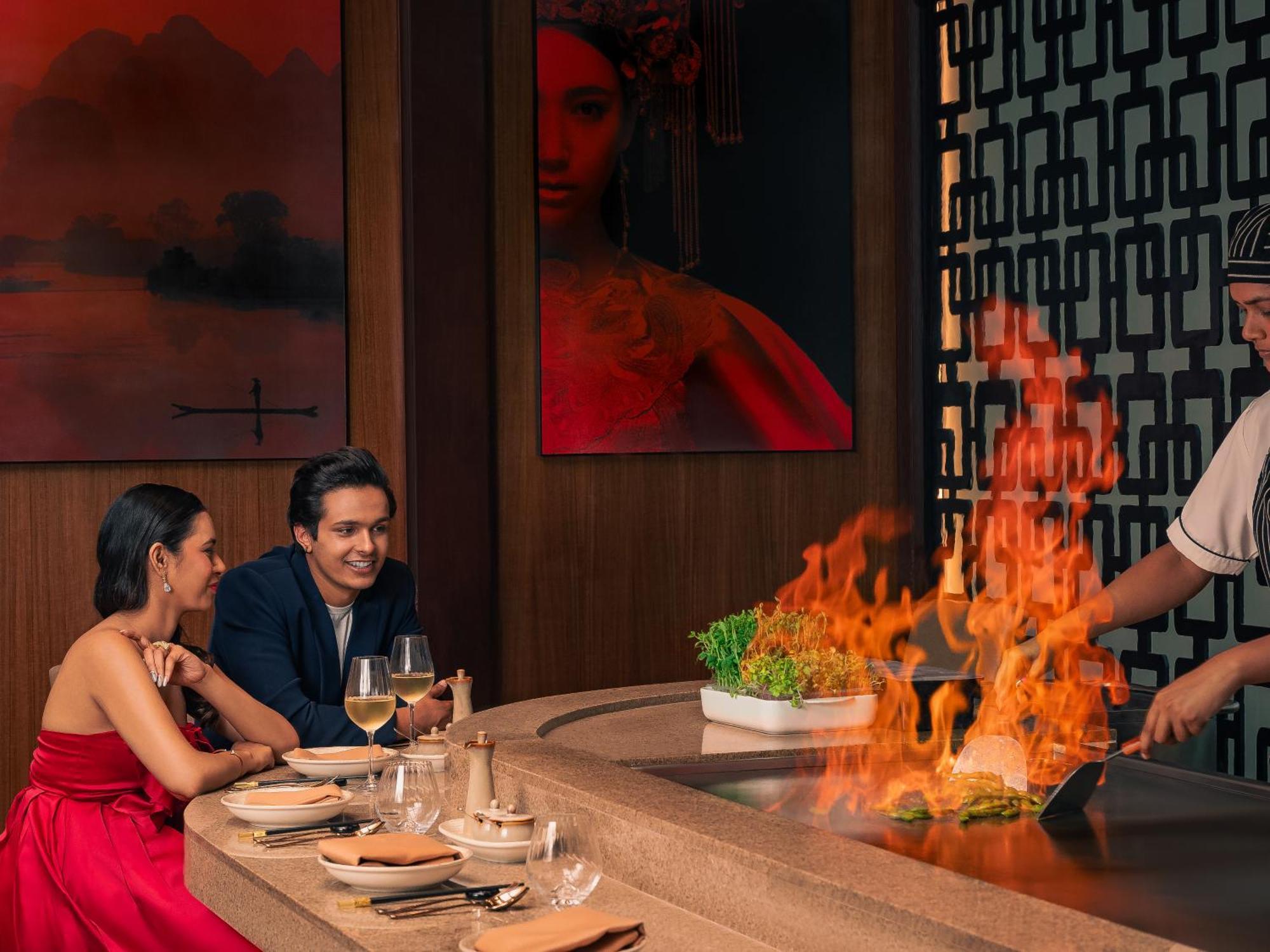 Hyatt Pune Bagian luar foto A Teppanyaki restaurant in India